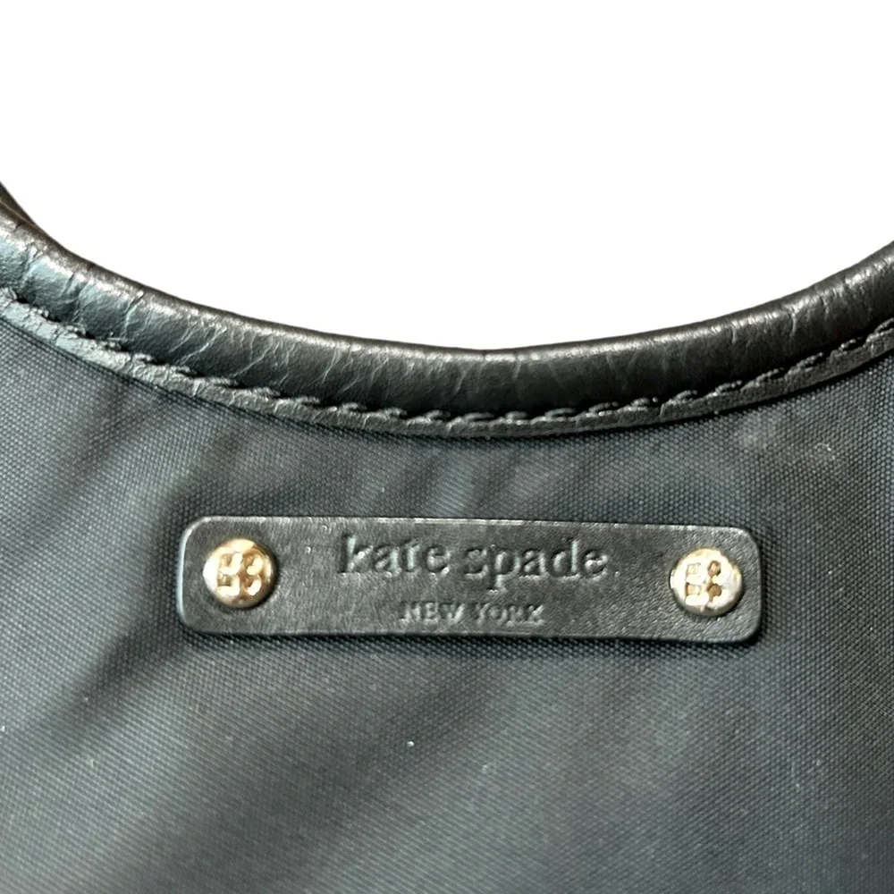 Kate Spade Black Nylon Hobo Shoulder Bag
